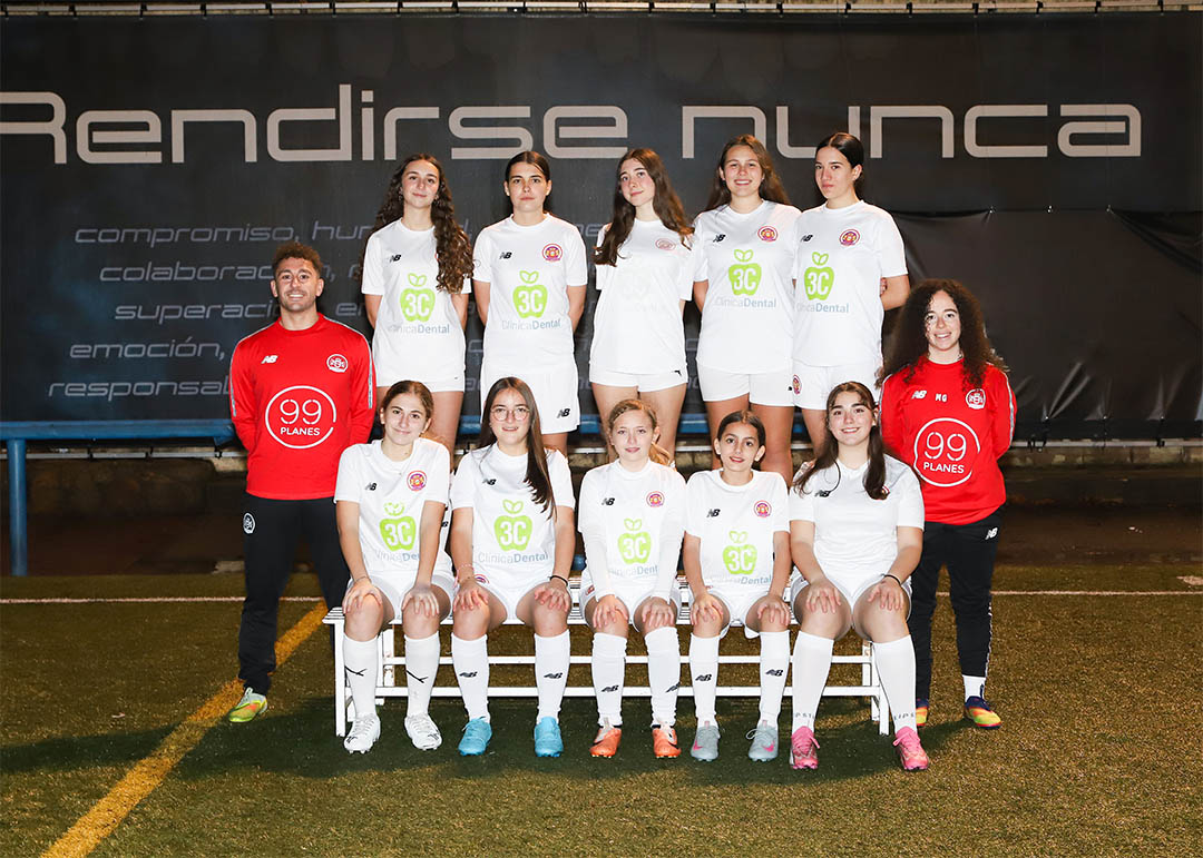 plantilla cadete femenino tcdf 25 26